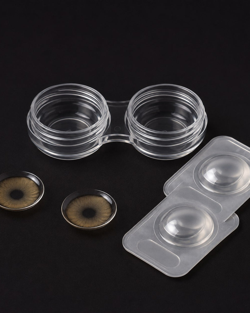 Bella Cova coloured contact lens and packaging