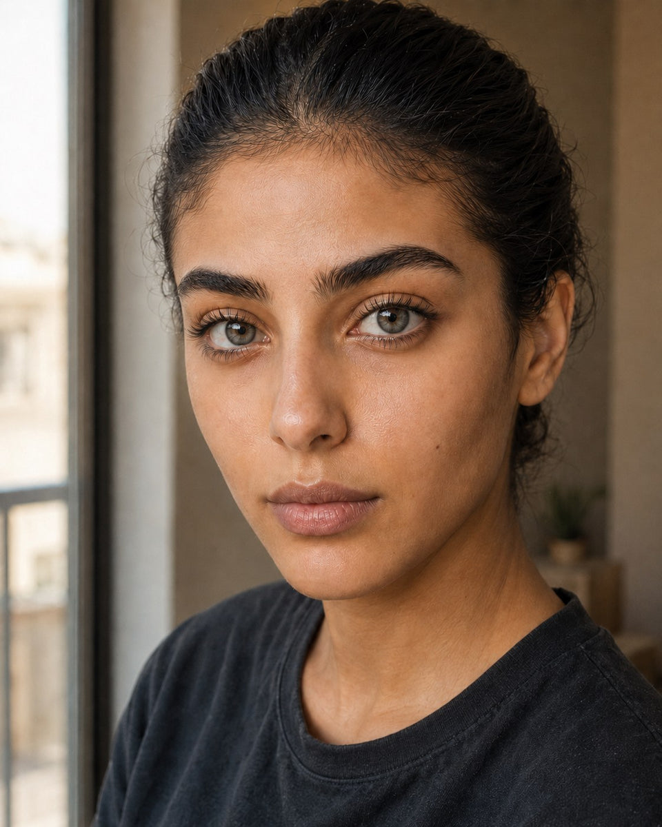 Fresh Lady Lolite coloured contact lens seen in daylight
