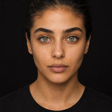 Urban Layer Breeze Gray coloured contact lens worn by a model