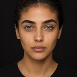 Urban Layer Cloud Gray coloured contact lens worn by a model